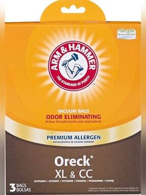 Arm & Hammer Odor Eliminating Vacuum Bags - Yellow